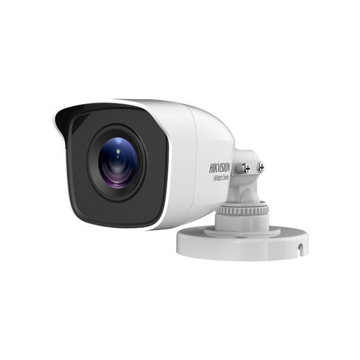 Camera de supraveghere Hikvision HiWatch Turbo HD Bullet, 2MP, 2.8mm Lens, 20m IR, Outdoor EXIR Bullet, IP66, carcasa metal, Alb