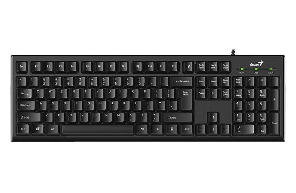 Tastatura USB, Genius, KB-100, Negru
