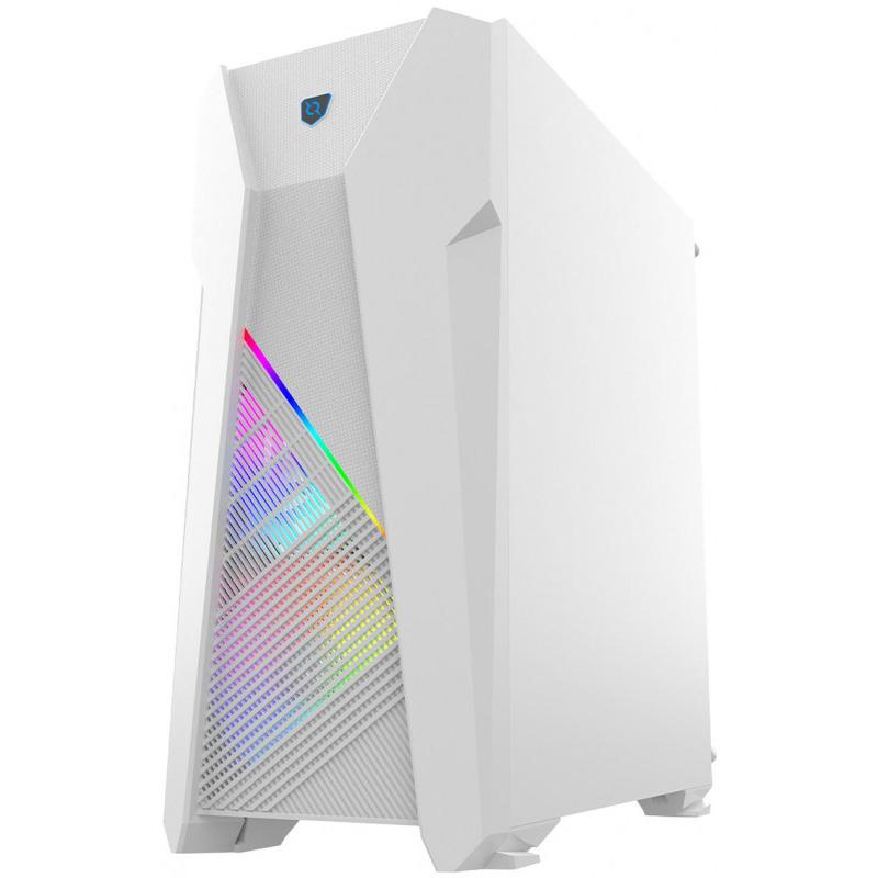 Carcasa AQIRYS Canopus White ARGB, Mid-Tower, fara sursa, ATX, White