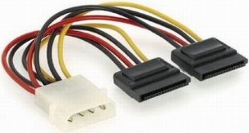 Cablu Alimentare Gembird 1 x 5.25 Molex mama la 2 x SATA 30cm
