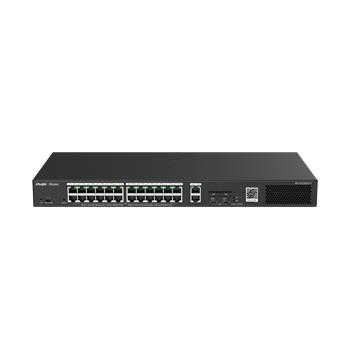 Switch Reyee RG-ES220GS-P 18 porturi Gigabit PoE+ 250W metalic