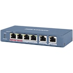 Switch Hikvision DS-3E0106HP-E, 4-Port, PoE