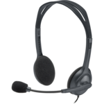 Casti cu microfon Logitech H111, Black
