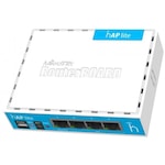 Punct de acces MikroTik hAP lite RB951G-2HnD, 32MB RAM, 4xLAN, built-in 2.4Ghz 802.11b/g/n, Classic