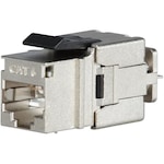 Cupla conector modul Keystone, Solarix, Cat 6, Argintiu