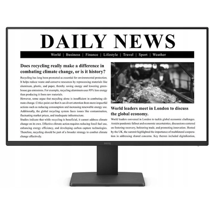 Monitor BenQ GW2491 23.8 inch Full HD IPS 100Hz