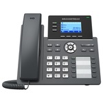 Telefon IP/VoIP, Grandstream, 5 cai, Negru