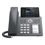 Telefon IP Grandstream GRP2634, 8 linii, ecran TFT 2.8″, negru
