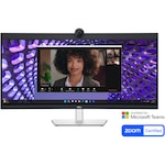 Monitor Dell Video Conferina Curbat (P3424WEB), WQHD,60 Hz, IPS, HDMI, USB 3.2 Gen1 Type-C
