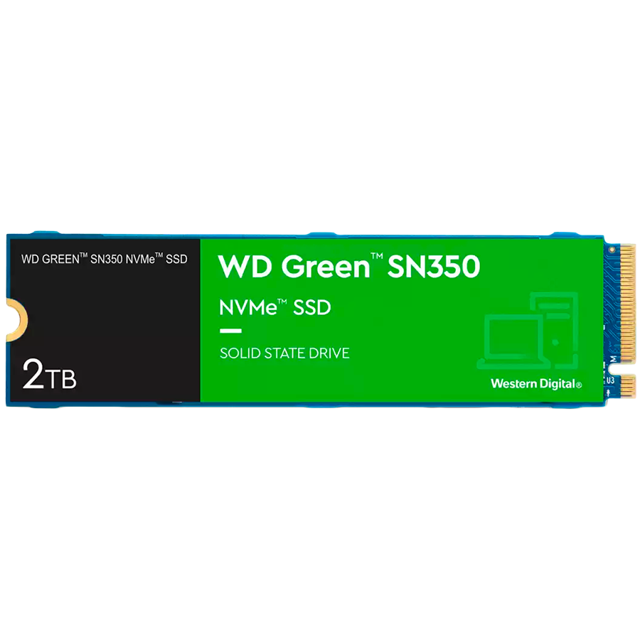 Solid State Drive (SSD) WD Green SN350, 2TB, NVMe™, M.2.