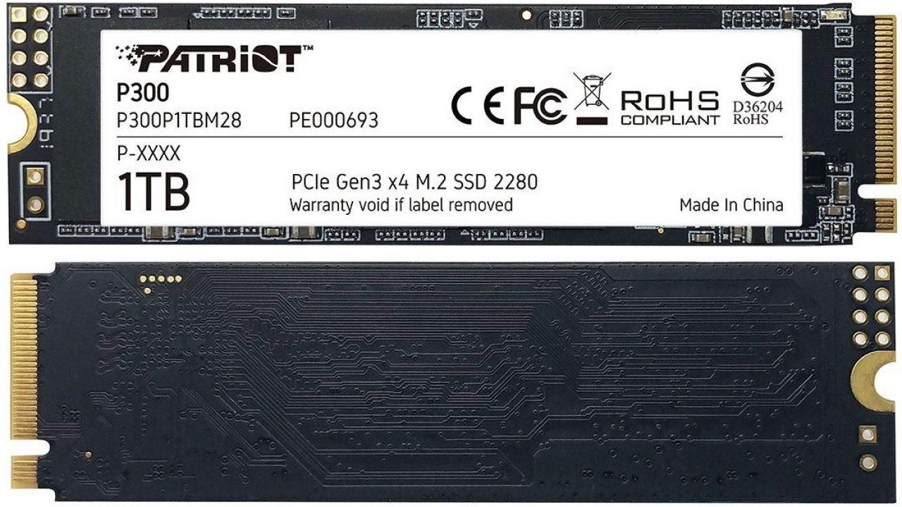 Solid State Drive (SSD) Patriot P300 128GB, NVMe, M.2. 2 Solid State Drive (SSD) Patriot P300 128GB, NVMe, M.2. - imagine 2