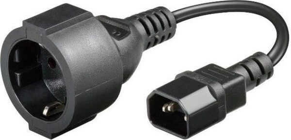 Cablu alimentare Gembird PC-SFC14M-01 C14 Schuko 10A 0.15m