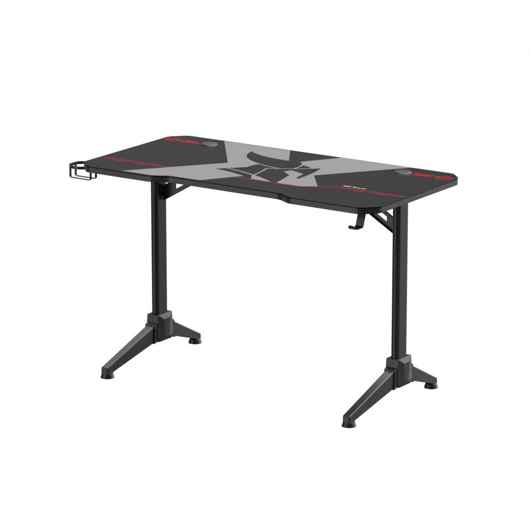 Birou Gaming Serioux Catalyst, 120x60x75 cm, Negru 2 Birou Gaming Serioux Catalyst, 120x60x75 cm, Negru - imagine 2