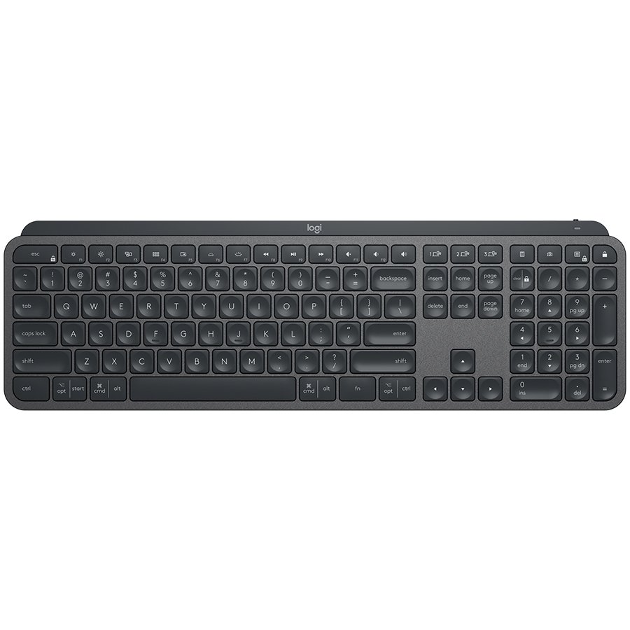 Tastatura Wireless Logitech MX Mechanical Perfomance, Iluminata, Silentioasa, USB, BT, US INT, Negru