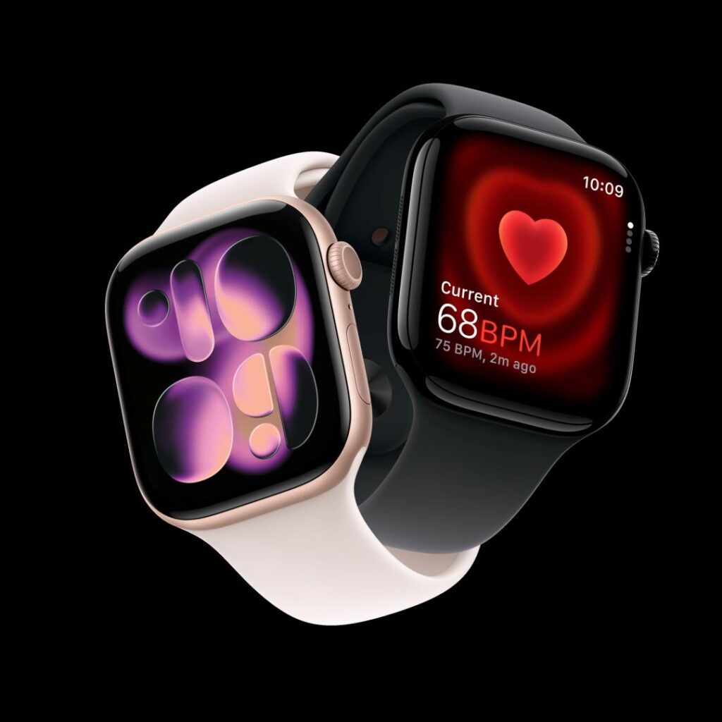 Apple Watch 11 GPS + Cellular, Carcasa Rose Gold Aluminium 42mm, Light Blush Sport Band – M/L