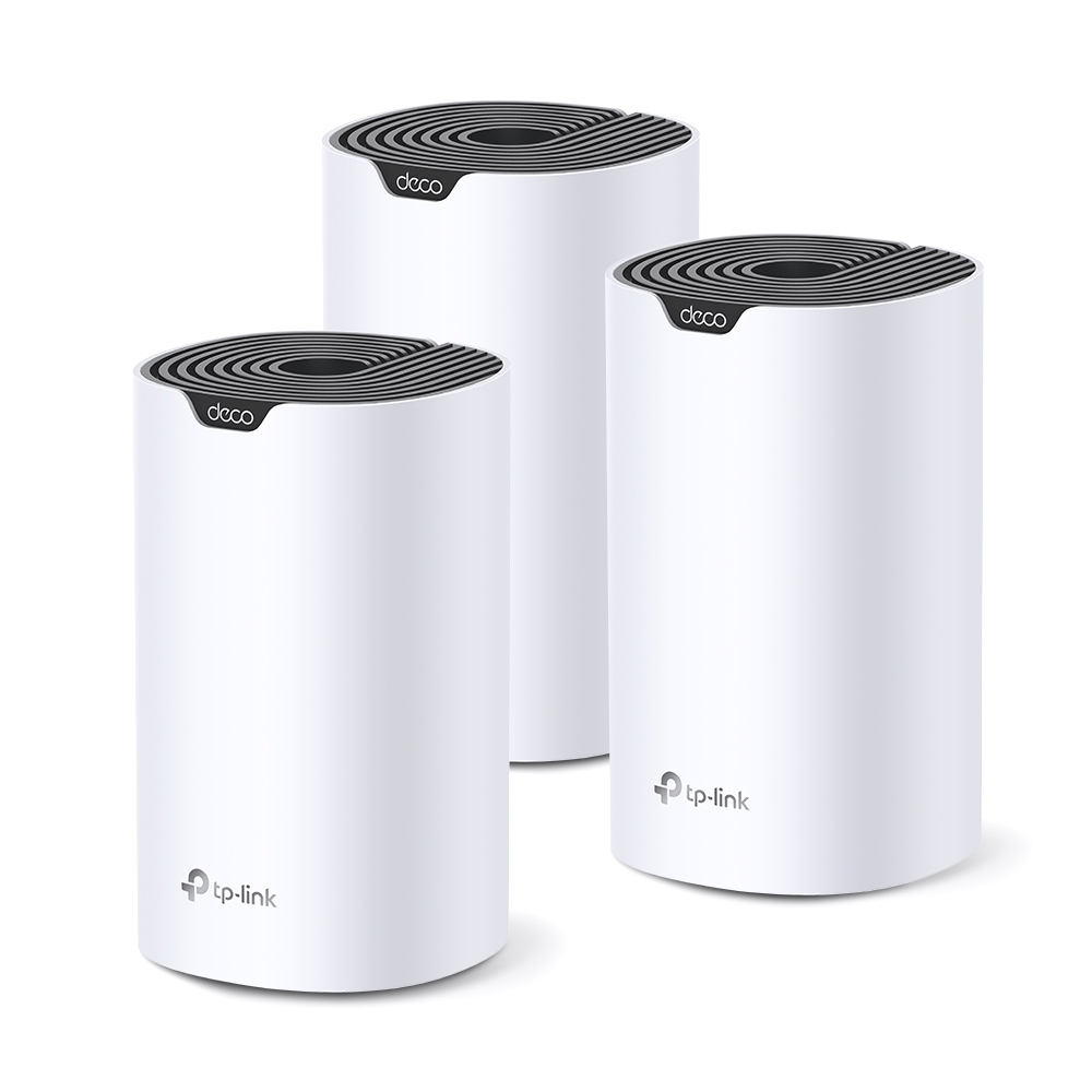 Sistem Mesh Wi-Fi TP-Link Deco S7(3-pack), AC1900, Dual-Band, 3×3 MU-MIMO, cu acoperire completa pentru casa