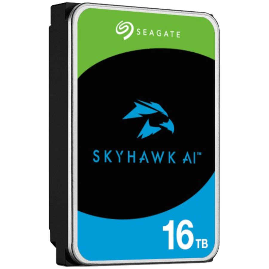 Dysk dur Seagate SkyHawk AI 16TB 3.5″, 512MB, 550TB/an, tehnologie RAID RapidRebuild