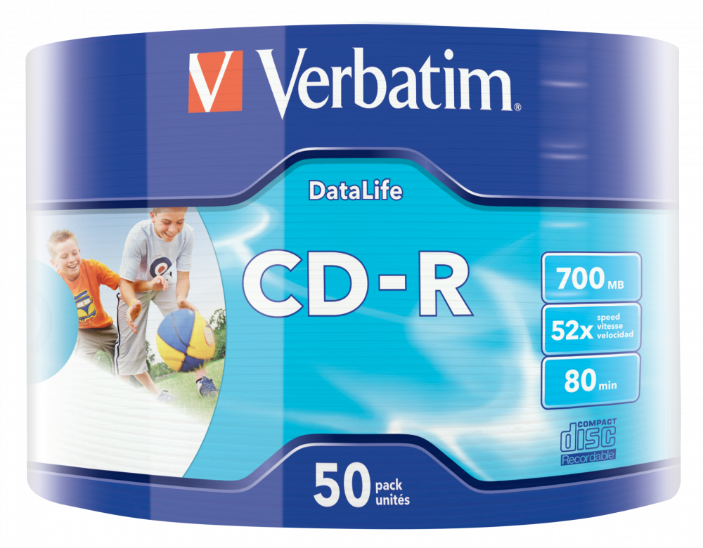 Set 50 CD-R VERBATIM, Capacitate 700 MB, Viteza Maxima de Inscriptionare 48x 1 Set 50 CD-R VERBATIM, Capacitate 700 MB, Viteza Maxima de Inscriptionare 48x