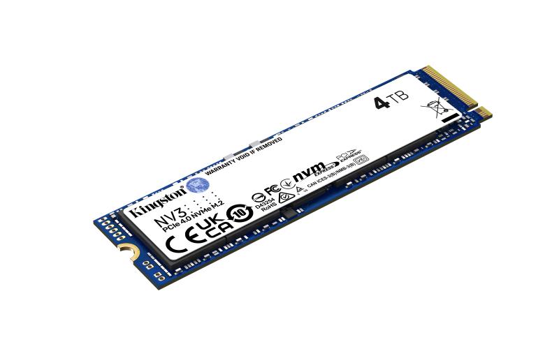 Solid State Drive (SSD) Kingston NV3, 4TB, PCIe 4.0 NVMe, M.2.