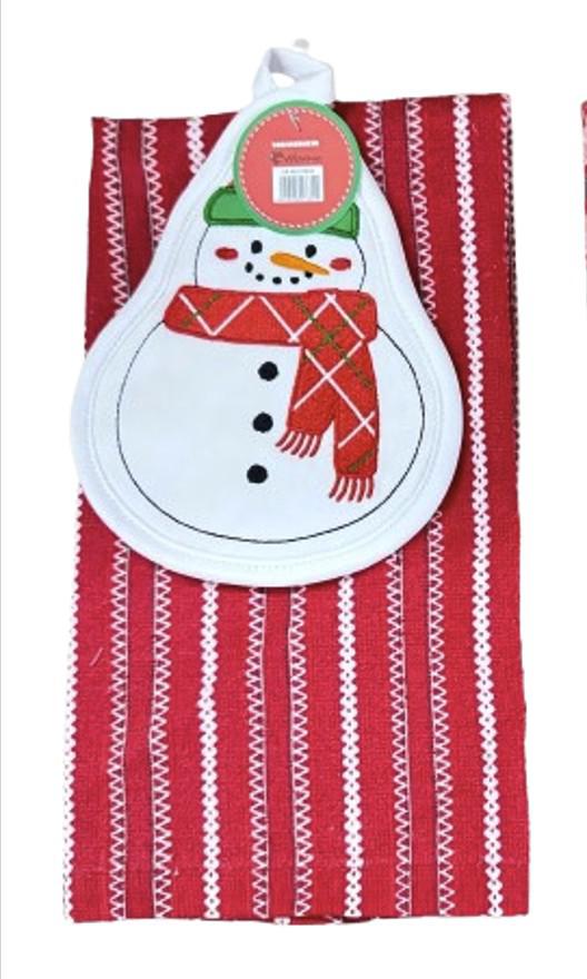 Set 2 piese bucatarie:suport vase,prosop