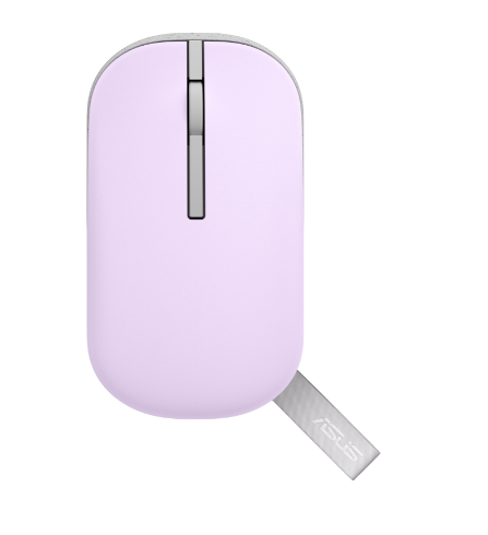 Mouse wireless, Asus, MD100, Bluetooth, violet
