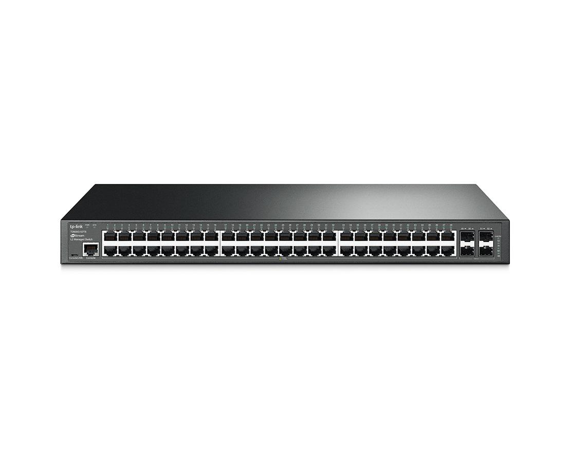 Switch TP-Link JetStream TL-SG3452, 48 port, 10/100/1000Mbps 3 Switch TP-Link JetStream TL-SG3452, 48 port, 10/100/1000Mbps - imagine 3