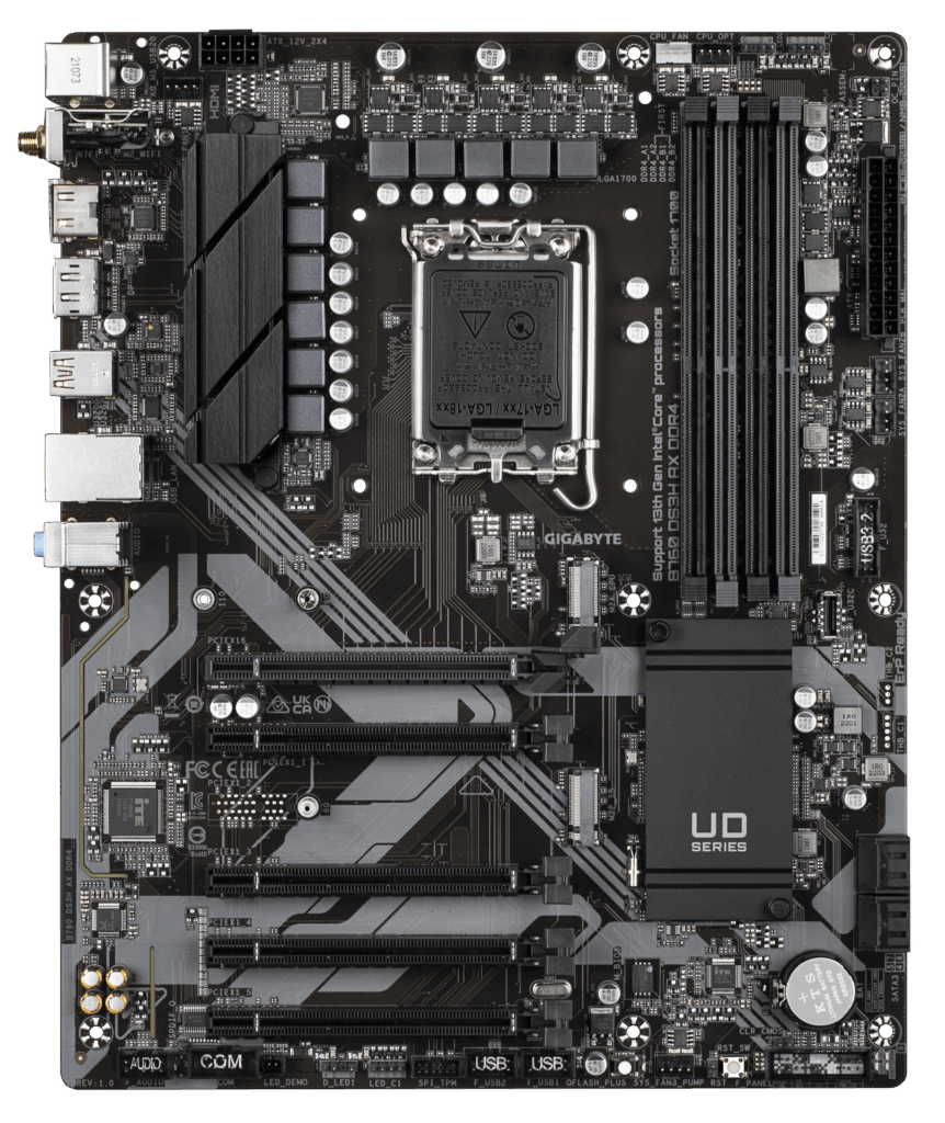 Placa de baza Gigabyte B760 DS3H AX DDR4, Socket 1700