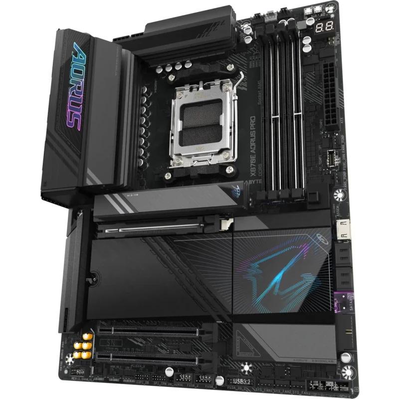 Placa de baza GIGABYTE X870E AORUS PRO, AM5, DDR5, Wi-Fi, BT, ATX, Negru 4 Placa de baza GIGABYTE X870E AORUS PRO, AM5, DDR5, Wi-Fi, BT, ATX, Negru - imagine 4