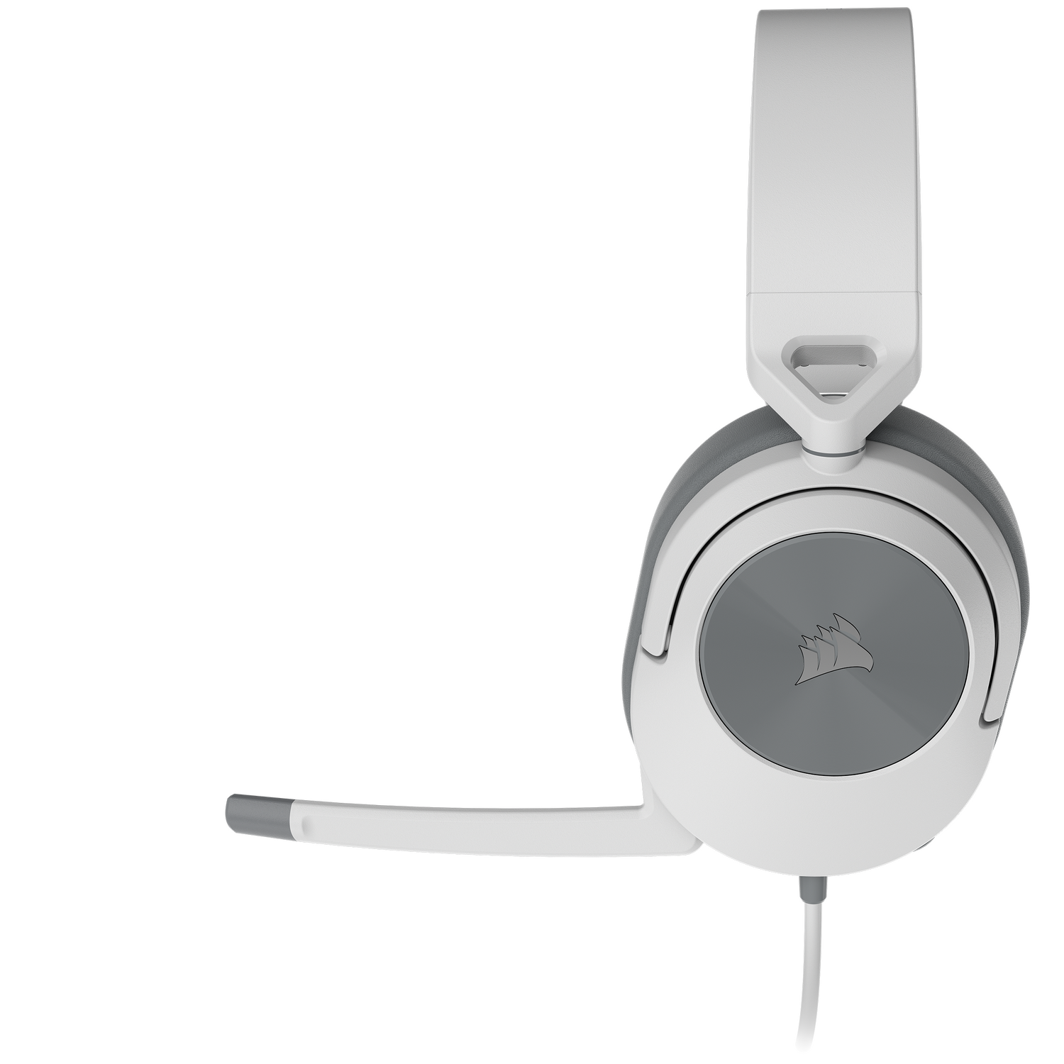 Casti gaming cu microfon Corsair HS55 Stereo, Alb 5 Casti gaming cu microfon Corsair HS55 Stereo, Alb - imagine 5