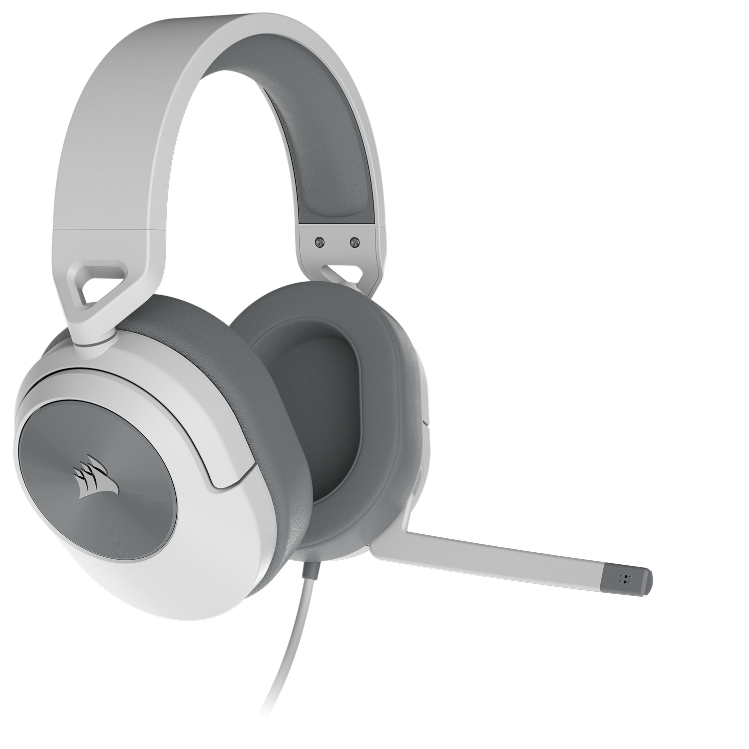 Casti gaming cu microfon Corsair HS55 Stereo, Alb 2 Casti gaming cu microfon Corsair HS55 Stereo, Alb - imagine 2