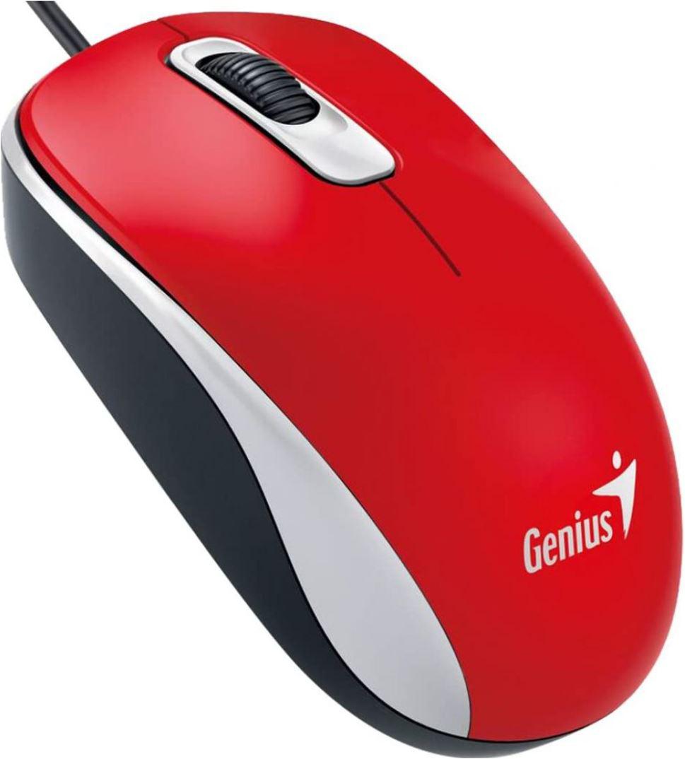 Mouse Genius DX110, 1200dpi, Rosu 3 Mouse Genius DX110, 1200dpi, Rosu - imagine 3