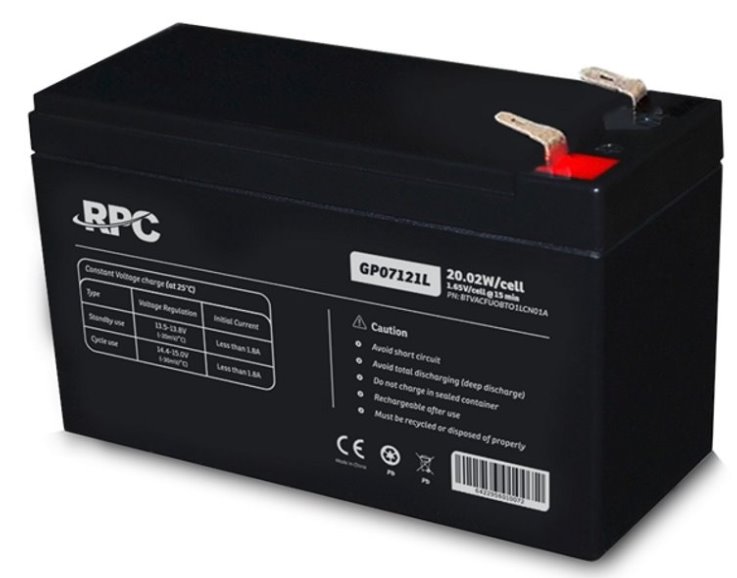 nJoy – baterry GP07122L 12V/7Ah, T1/F1