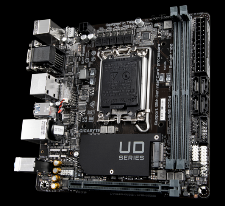 Placa de baza Gigabyte H610I DDR4, Intel H610, Socket 1700, mITX 3 Placa de baza Gigabyte H610I DDR4, Intel H610, Socket 1700, mITX - imagine 3