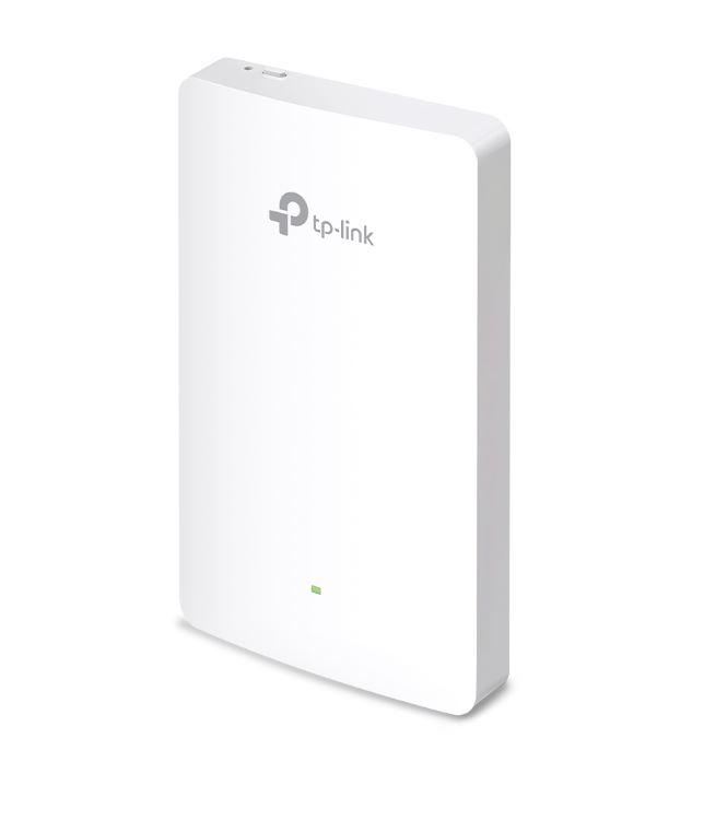 Access point wireless TP-LINK EAP615-WALL, banda duala, AX1800, montabil pe perete, alb