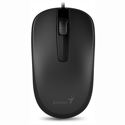 Mouse Optic Genius DX-110, 1000 DPI, USB, Negru