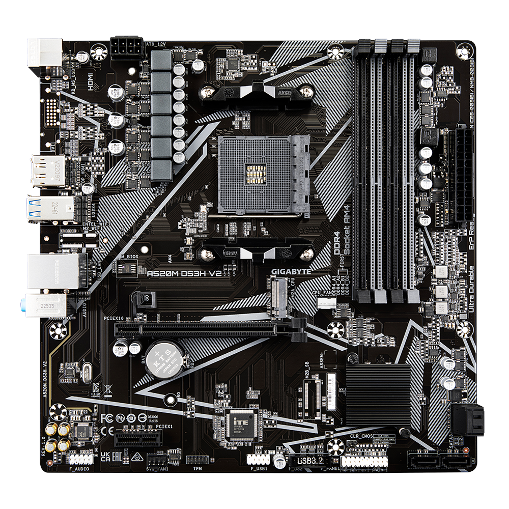 Placa de baza GIGABYTE A520M DS3H V2, Socket AM4