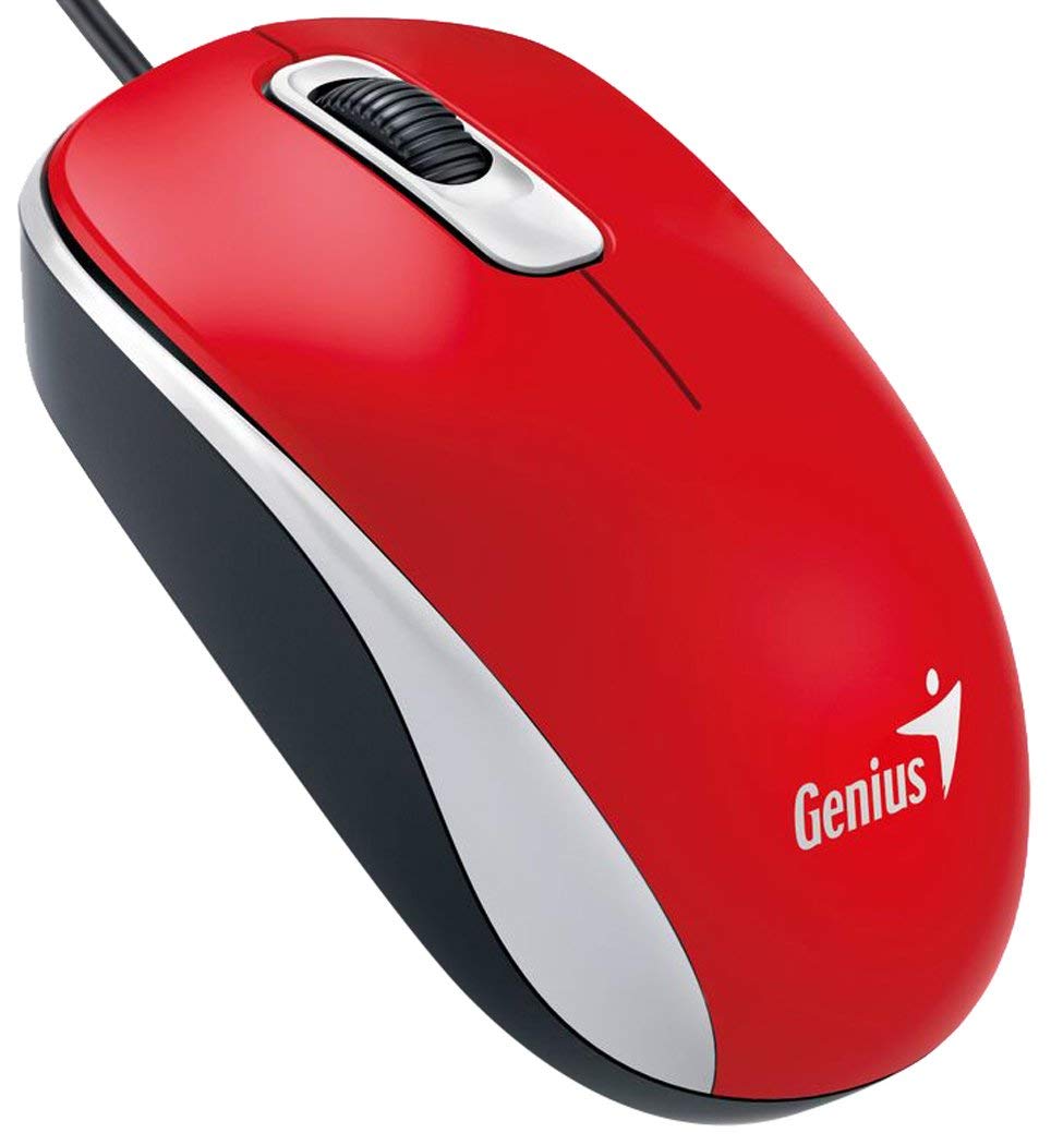 Mouse Genius DX110, 1200dpi, Rosu 2 Mouse Genius DX110, 1200dpi, Rosu - imagine 2