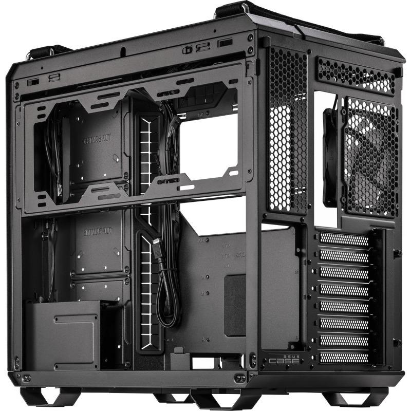 Carcasa Asus TUF Gaming GT502 PLUS aRGB Tempered Glass neagra, SECC Steel ATX Mid Tower, 4 ventilatoare incluse, fara sursa 5 Carcasa Asus TUF Gaming GT502 PLUS aRGB Tempered Glass neagra, SECC Steel ATX Mid Tower, 4 ventilatoare incluse, fara sursa - imagine 5
