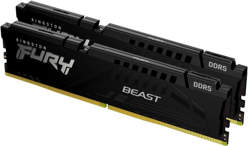 Memorie Kingston FURY Beast Black XMP, 16GB (2x8GB) DDR5, 5600MT/s, CL40