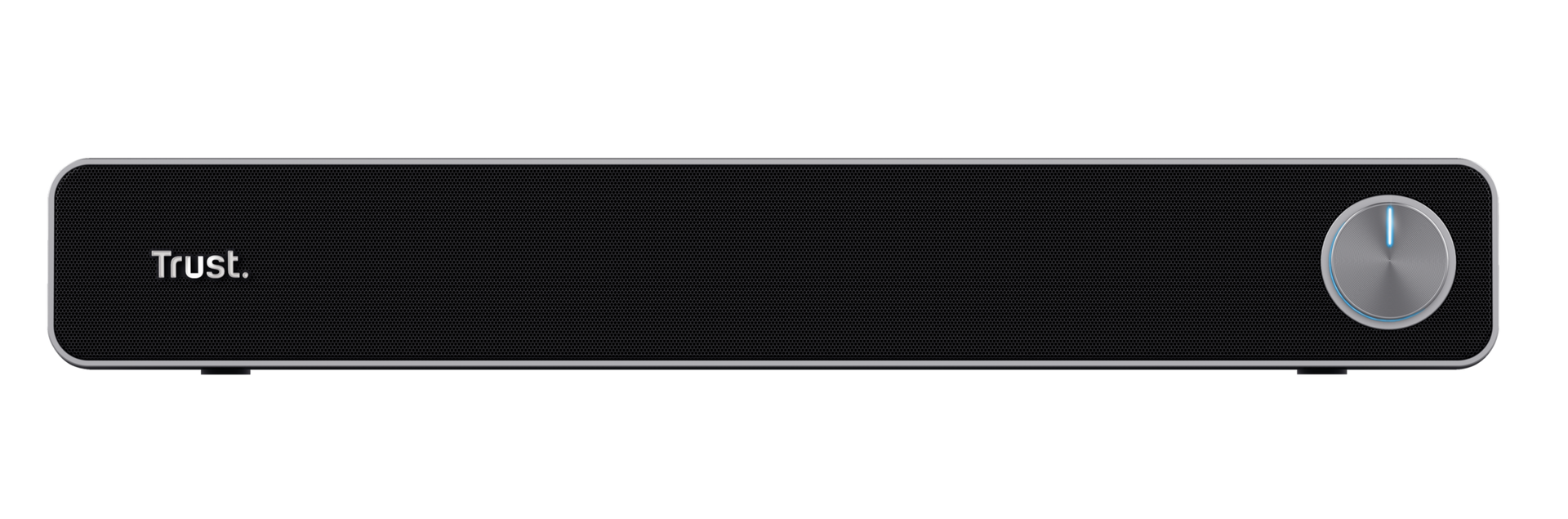 Soundbar PC Trust Arys, speaker pentru laptop, 12W, grila metalica, volum iluminat, Negru 3 Soundbar PC Trust Arys, speaker pentru laptop, 12W, grila metalica, volum iluminat, Negru - imagine 3