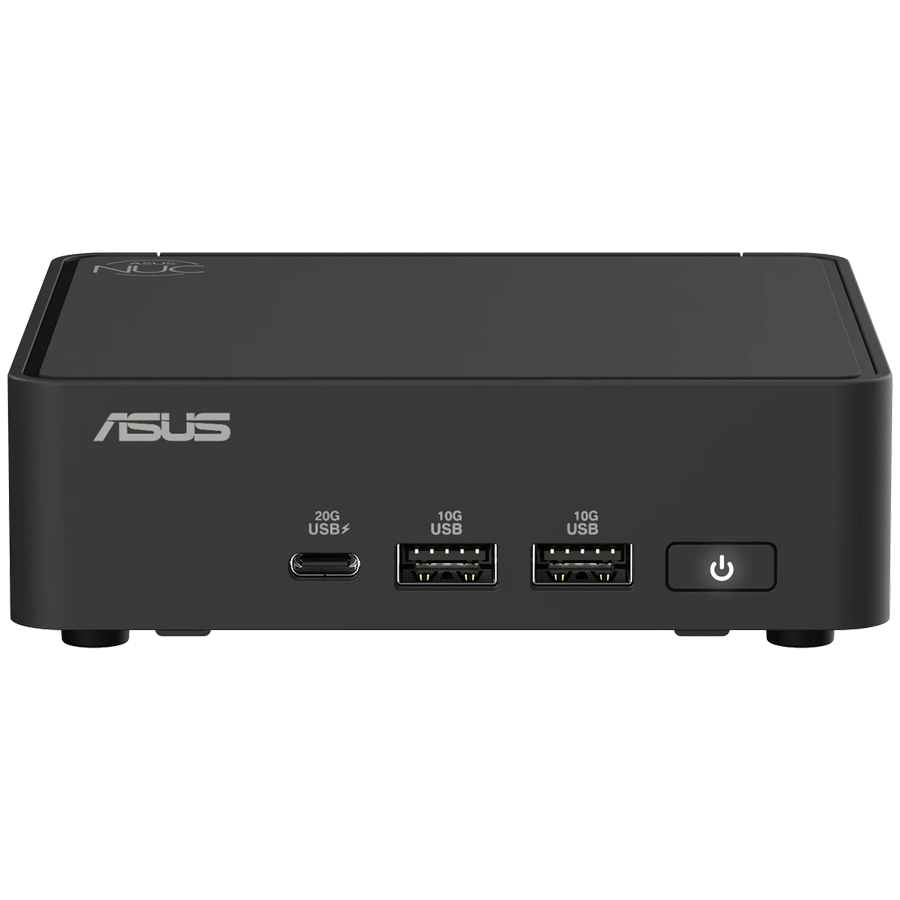Mini PC Asus NUC 15 Pro SLIM Kit/RNUC15CRKC700002 cu procesor Intel® Core™ 7 240H pana la 5.2GHz, fara RAM, fara stocare, Intel® Arc™ graphics, No OS, EU cord, Black