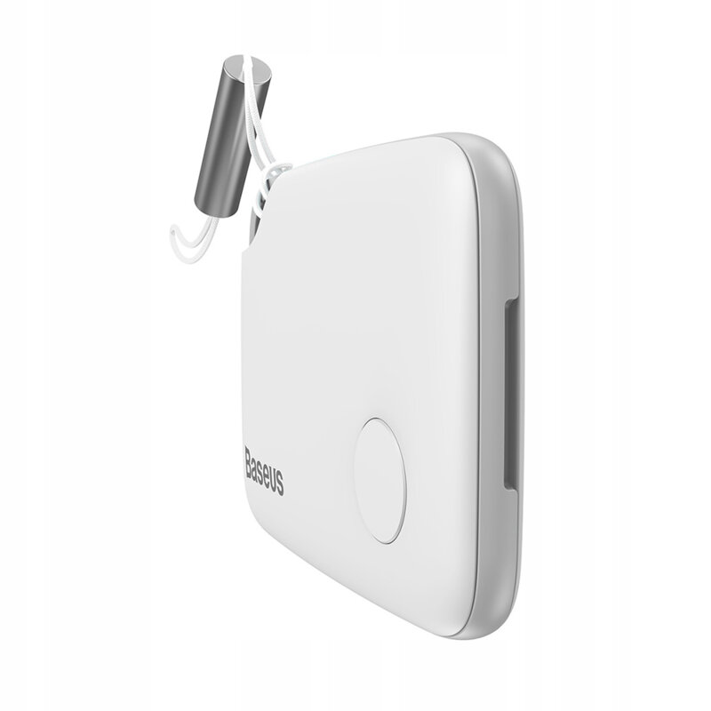 Tracker, Baseus, Bluetooth, Alb