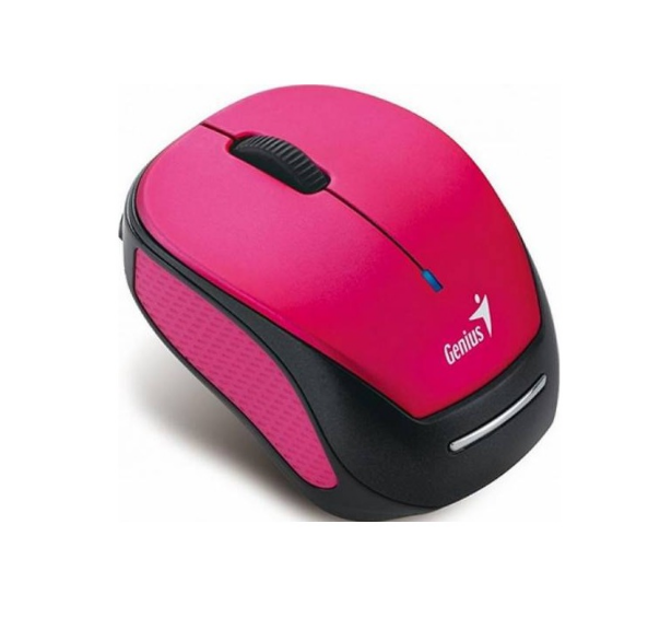 Mouse Genius, „Micro Traveler 9000R”, PC Sau Nb, Wireless, 2.4Ghz, Infrarosu, 1200 Dpi, Butoane/Scroll 3/1,, Roz, „31030020400”