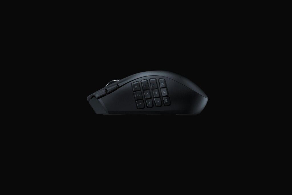 Mouse gaming wireless Razer Naga V2 HyperSpeed, 19 butoane, 30k DPI, negru