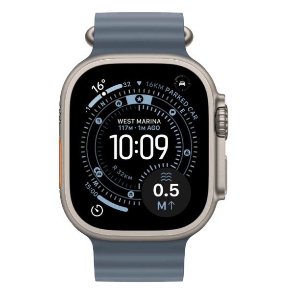 Apple Watch Ultra 3 49mm titan natural GPS Cellular Anchor Blue Ocean Band