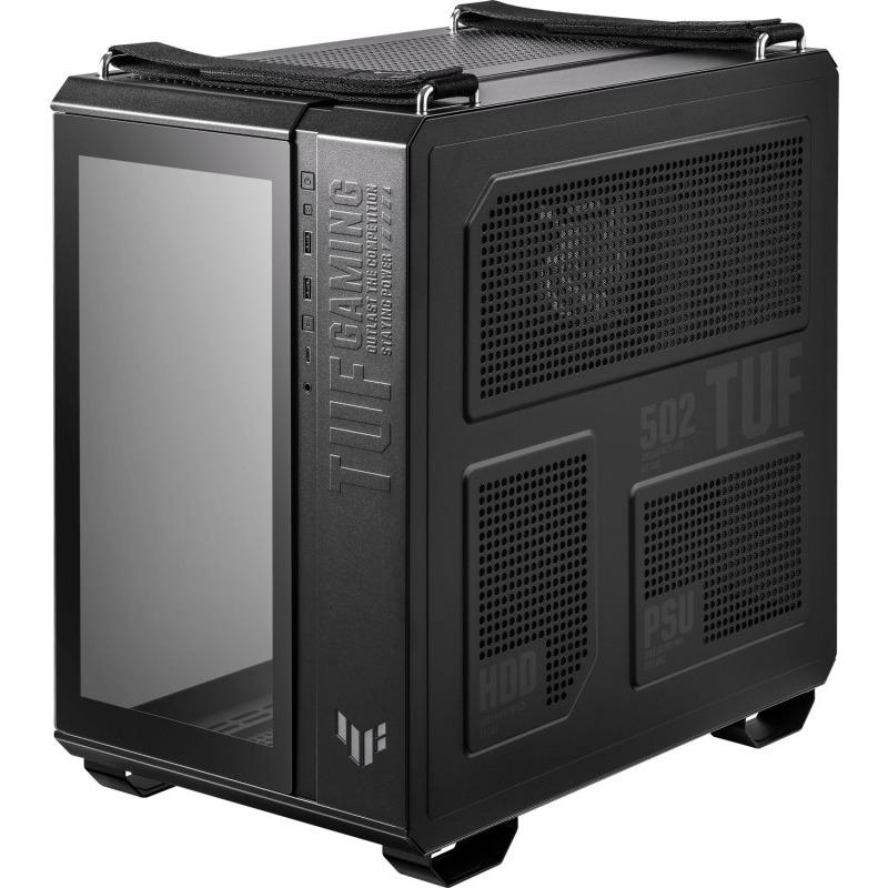 Carcasa Asus TUF Gaming GT502 PLUS aRGB Tempered Glass neagra, SECC Steel ATX Mid Tower, 4 ventilatoare incluse, fara sursa 2 Carcasa Asus TUF Gaming GT502 PLUS aRGB Tempered Glass neagra, SECC Steel ATX Mid Tower, 4 ventilatoare incluse, fara sursa - imagine 2