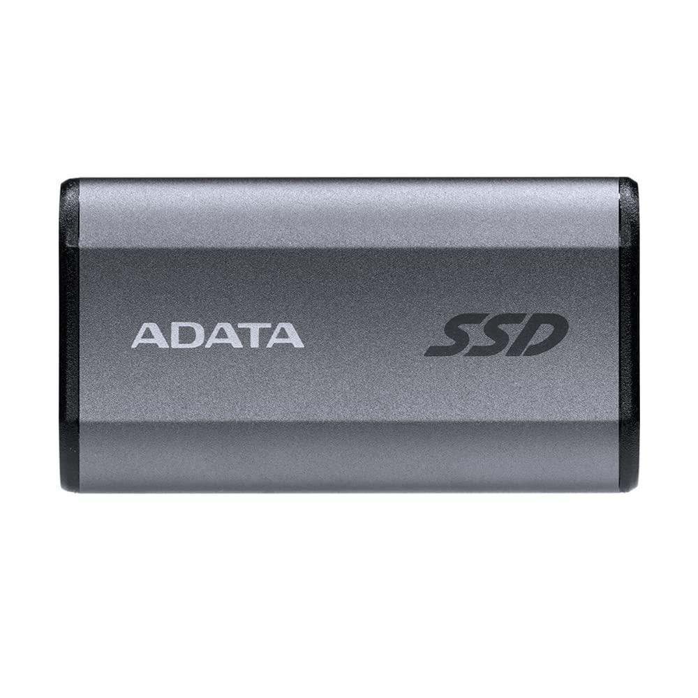 SSD extern ADATA SE880 RGB, 4TB, USB 3.2 Gen2 x2 Type-C, gri