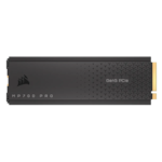 SSD Corsair MP700 PRO cu Air Cooler, 2TB, PCIe Gen 5.0 x4, NVMe, M.2, Negru