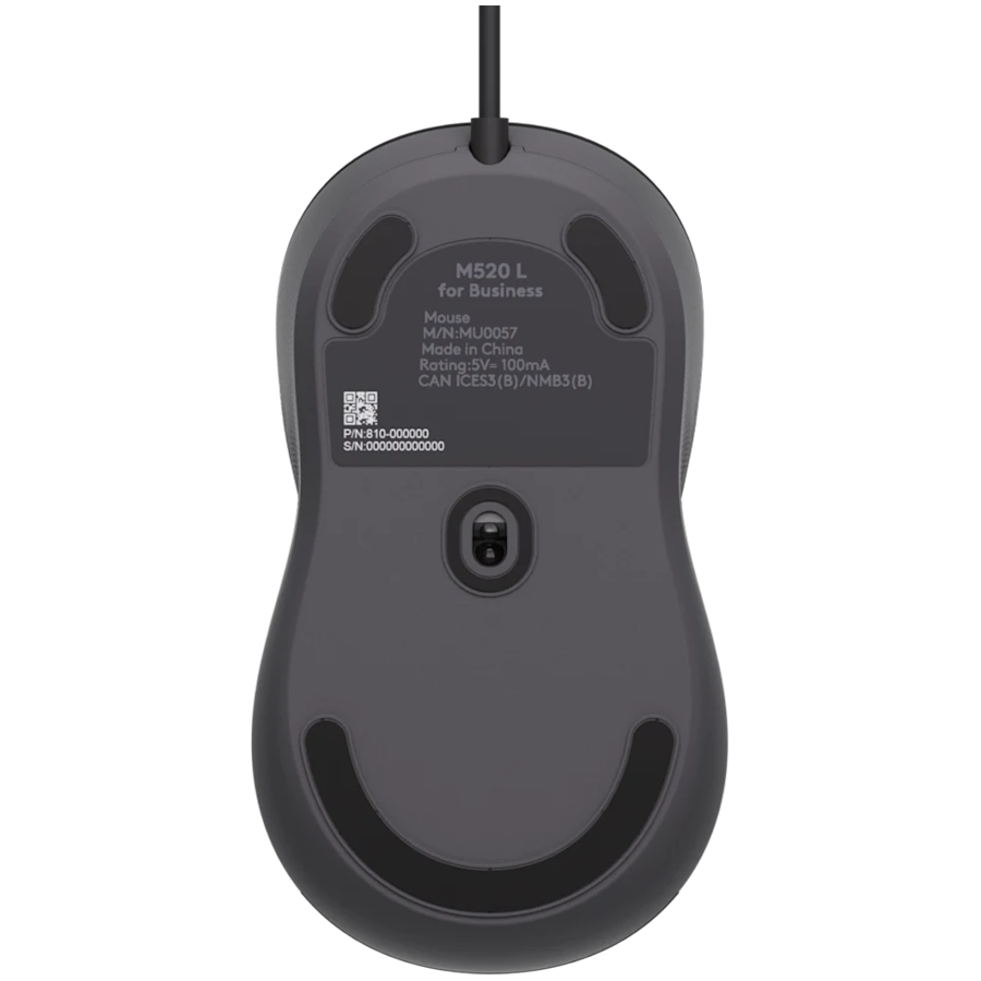 Mouse Logitech M520 Business USB-C negru - imagine 4