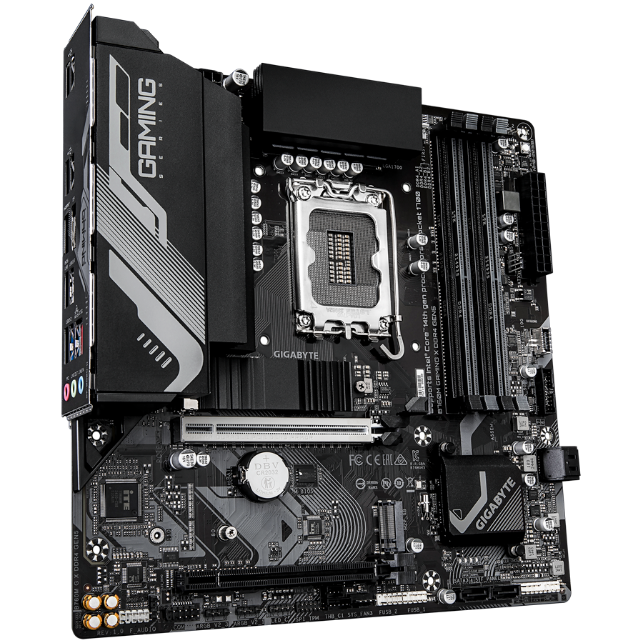 Placa de baza Gigabyte B760M GAMING X DDR4 GEN5, 4xDDR4, 2xM.2, Micro-ATX - imagine 3